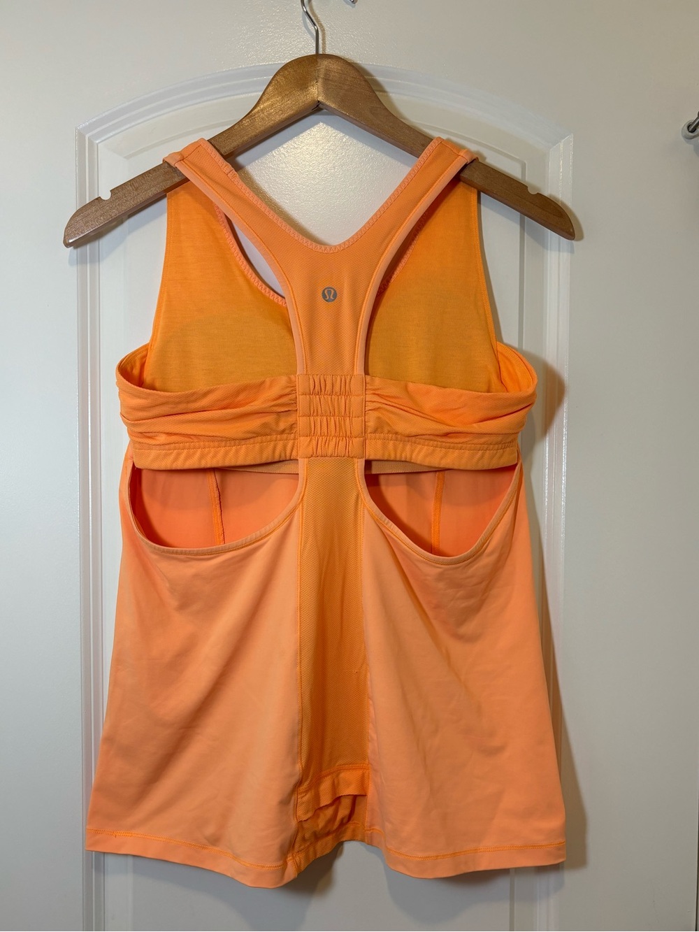 lululemon athletica orange Racerback Performance Tank